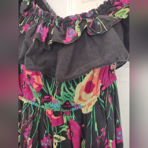 One Shoulder Maxi Dress Floral‎ - Picture 9 of 9